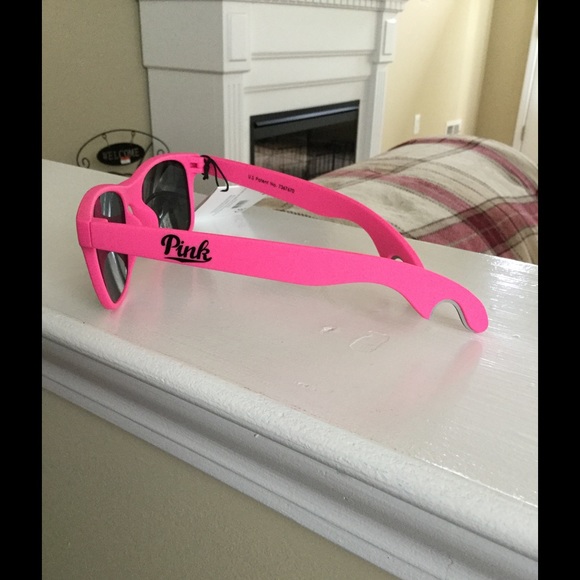 PINK Victoria's Secret Accessories - Hot Pink Glasses w/ Bottle Opener Arms