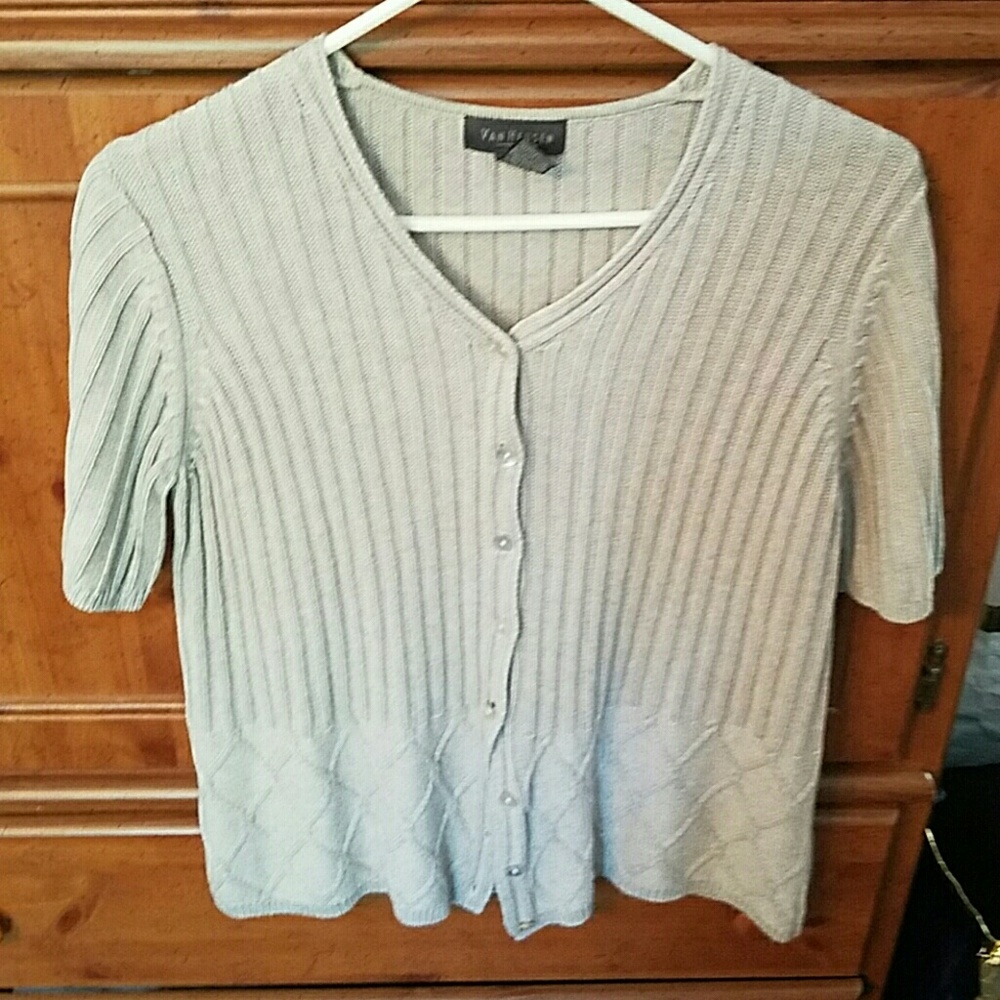 Short sleeve cardigan