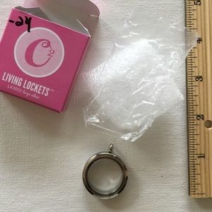Large silver locket