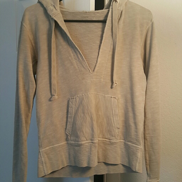 J Crew French Terry Hooded Sweatshirt - Picture 2 of 3