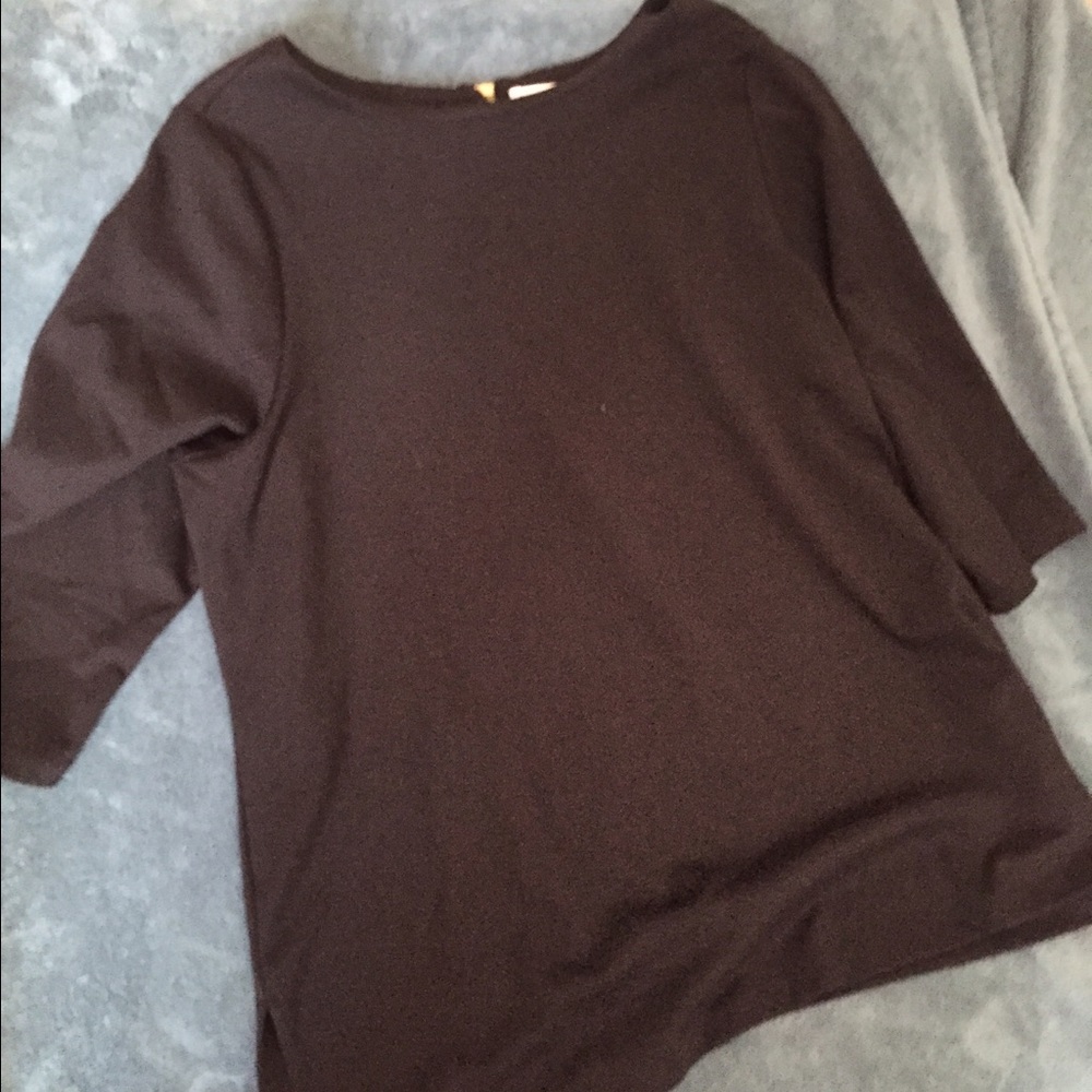 Black Boat Neck Tunic