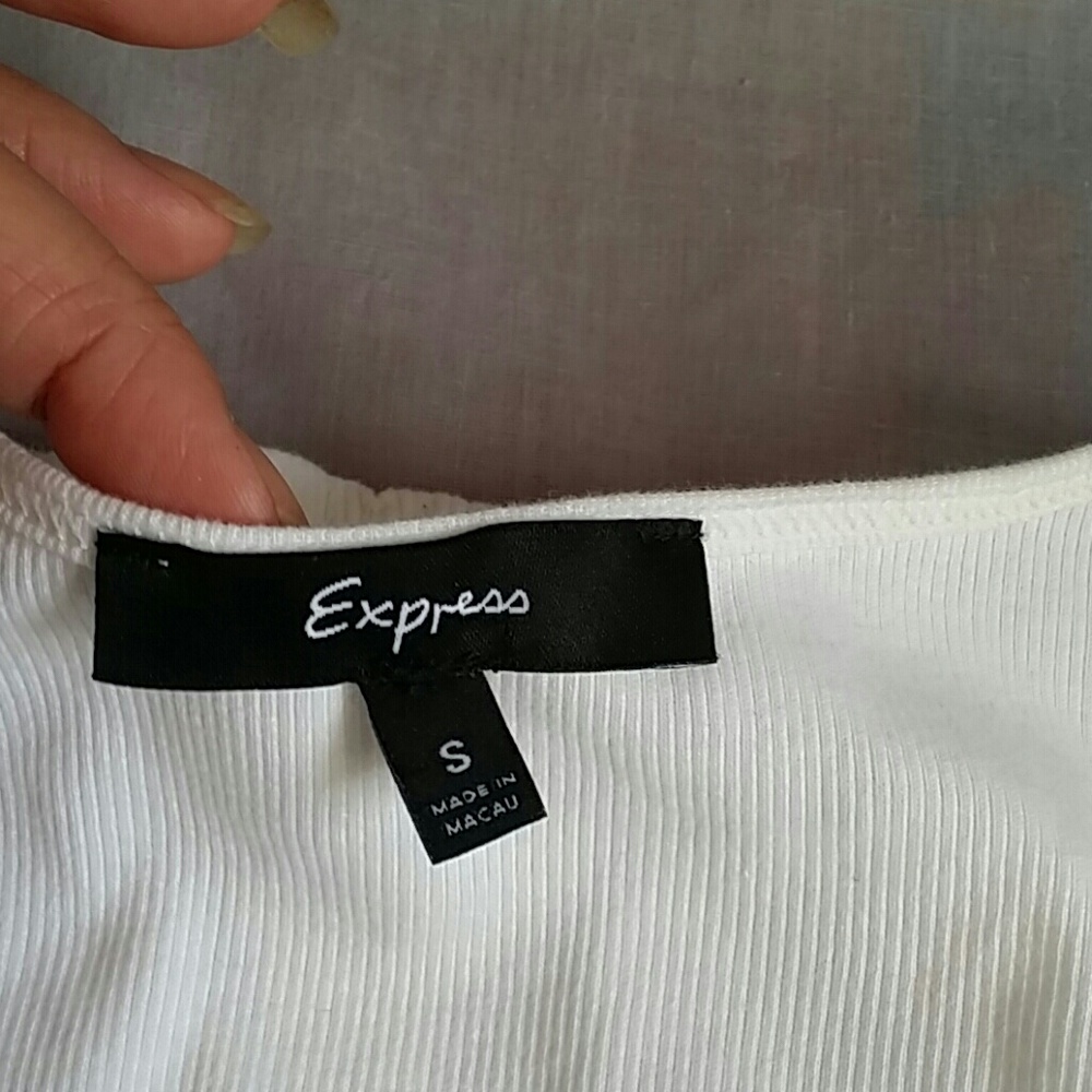 EXPRESS Tops Beaded Size Small - Picture 2 of 4