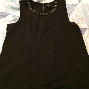 Black blouse with embellishments
