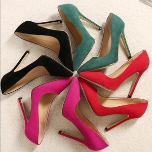 New Black High Heels