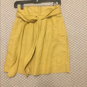 Robert Rodriguez mustard yellow skirt