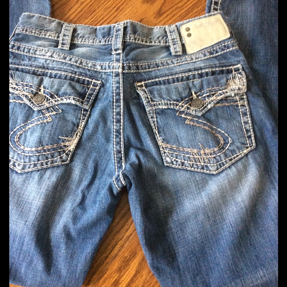 Silver  Gordie Flap Jeans