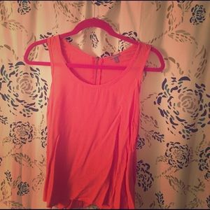 Coral tank top