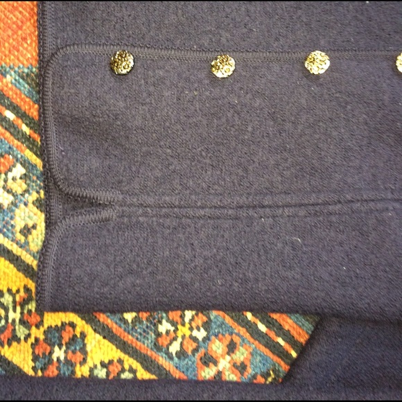 Geiger Navy Wool button jacket - Picture 3 of 4