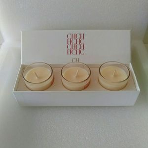CH CAROLINA HERRERA BATH CANDLES NEW IN BOX