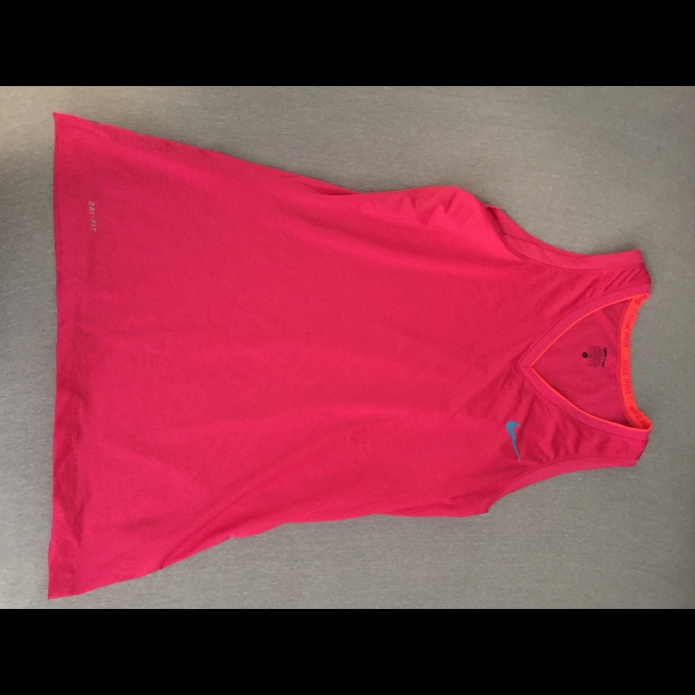 Pink Nike tank top