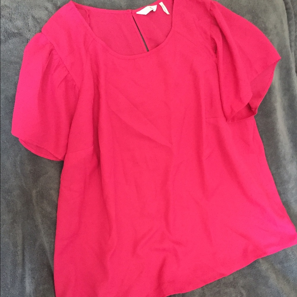 Simply Be Fuchsia Blouse