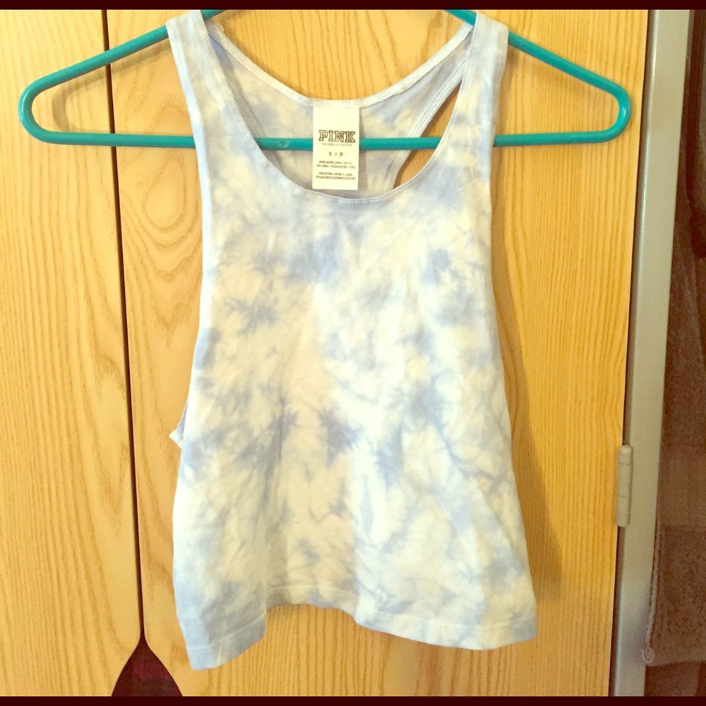 Victoria secret tie-dye razor back shirt