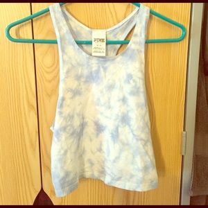 Victoria secret tie-dye razor back shirt