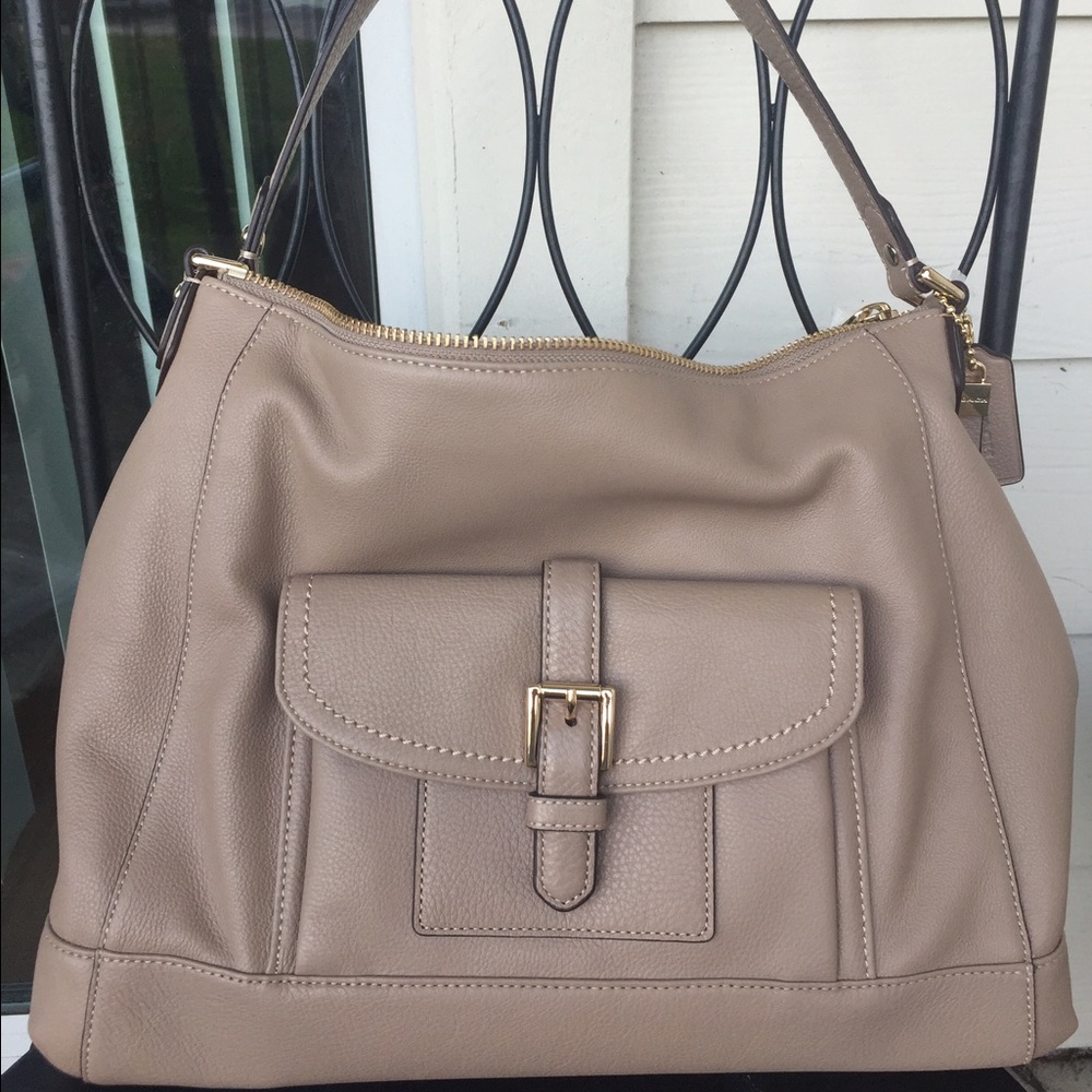 Coach hobo style. Stone color