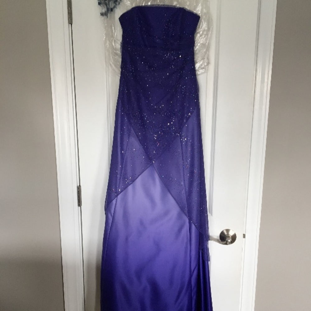 Purple prom dress
