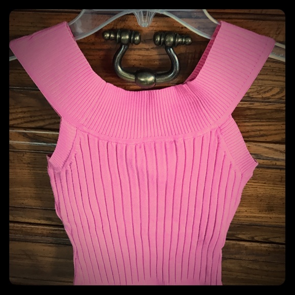 😍 ~SOLD! Cute Pink Sweater Tank!~ 😍 - Picture 2 of 3