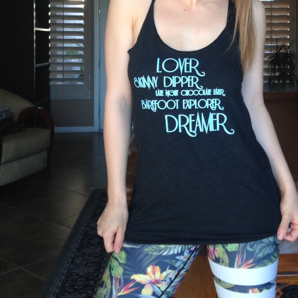 |Glitter| Pixie Blue Tank