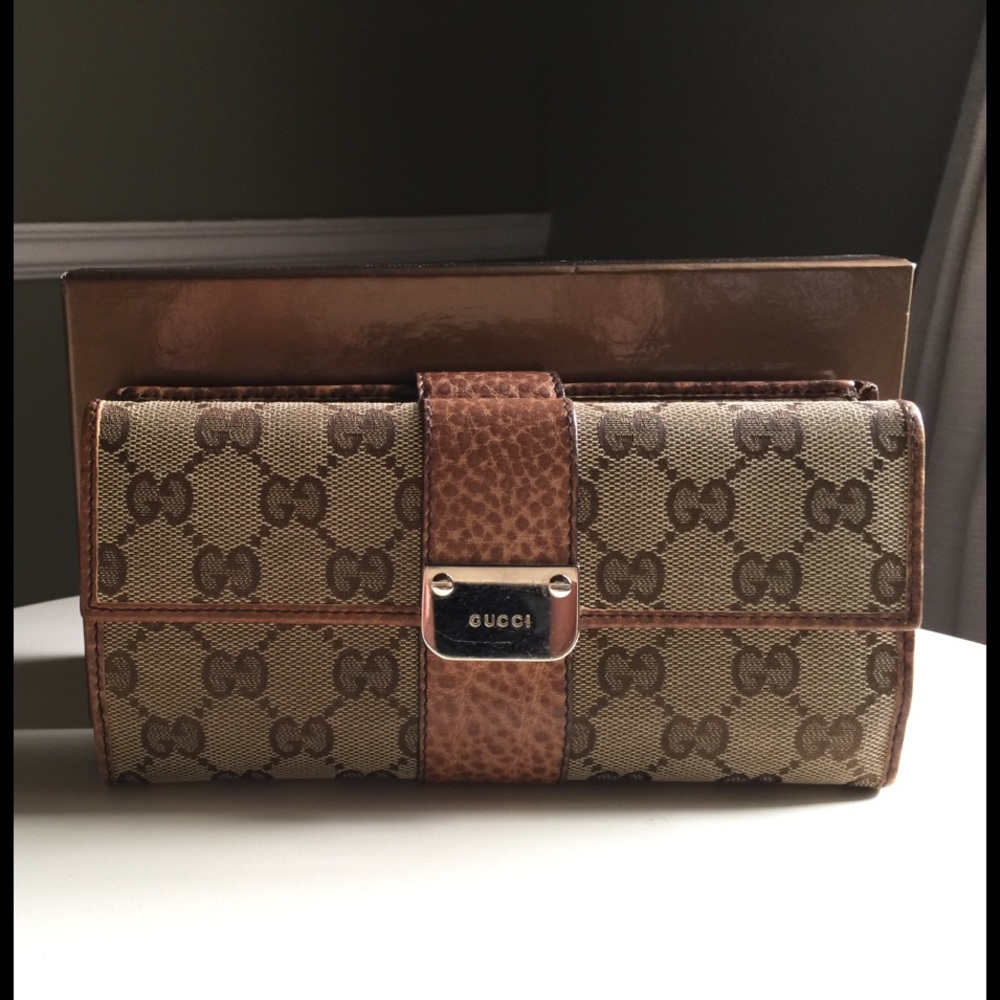 Gucci Monogram Continental Wallet
