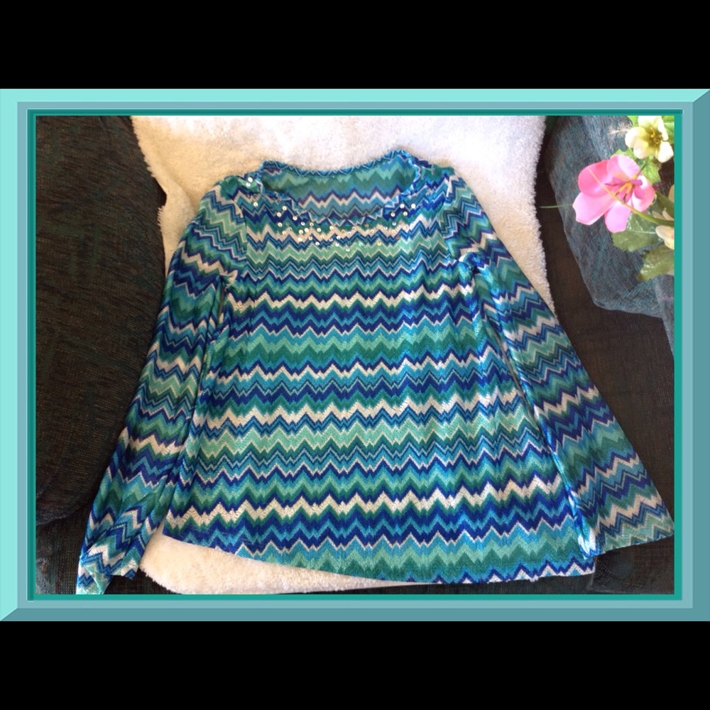 2@$9 Nice Justice Girls Lined Top SZ 10