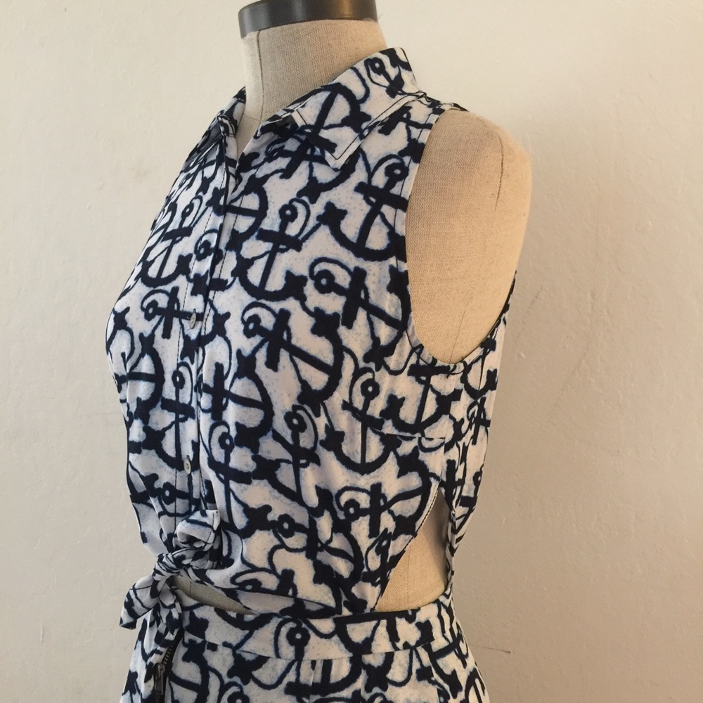 Rachel Roy Print Dress With Cutouts - Picture 3 of 7