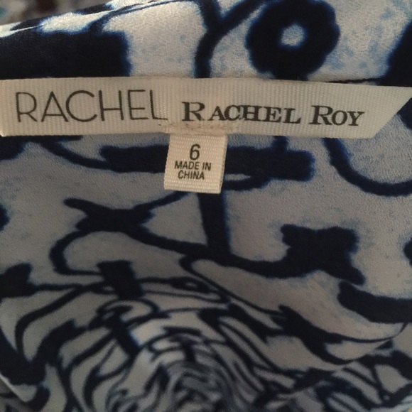 Rachel Roy Print Dress With Cutouts - Picture 5 of 7