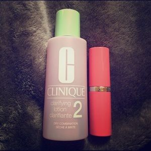 CLINIQUE BUNDLE SKINCARE&LIPSTICK