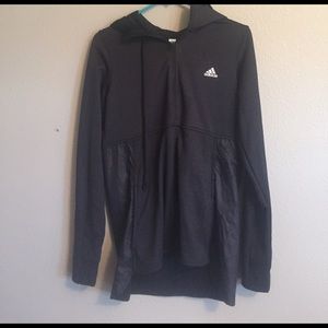 Adidas half zip hoodie