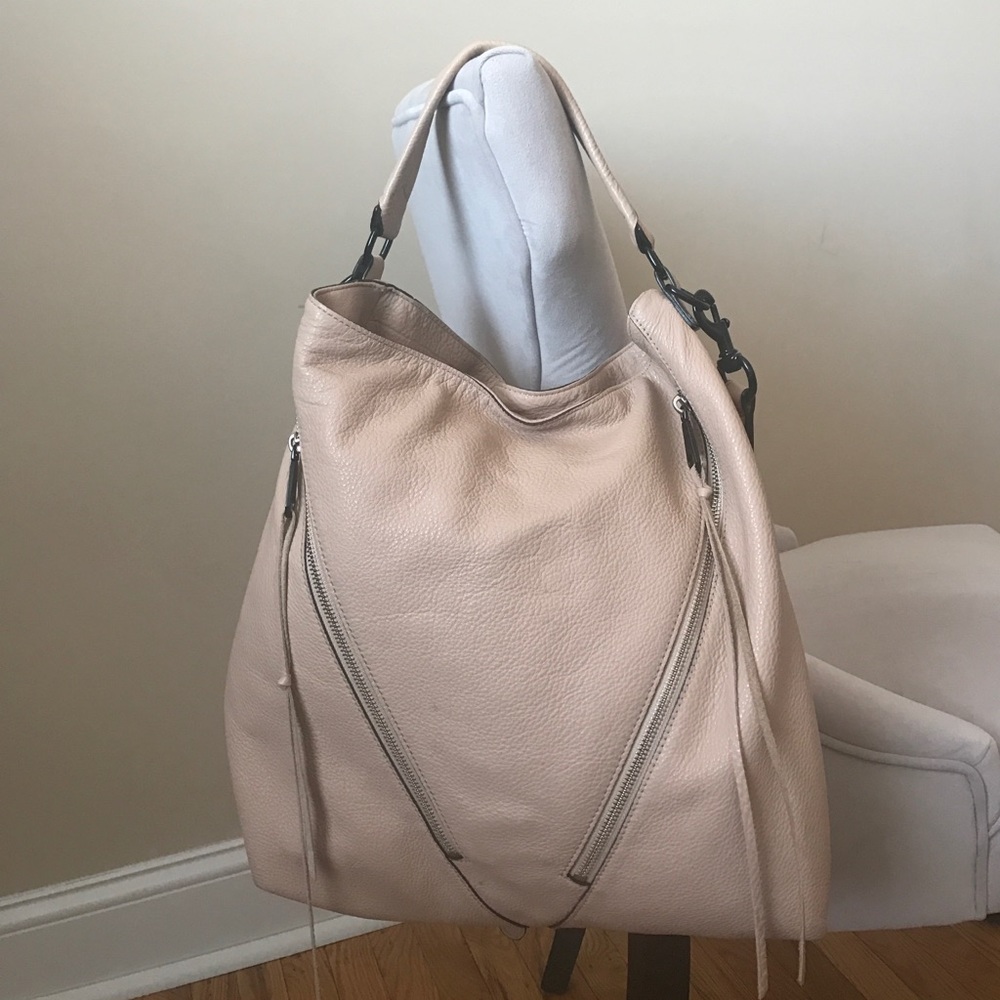 Blush Rebecca Minkoff shoulder hobo bag