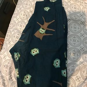 One Size LulaRoe real owl leggings