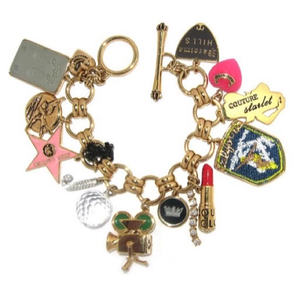 RARE 2005 Juicy Couture Charm "Hollywood" Bracelet - Picture 2 of 7