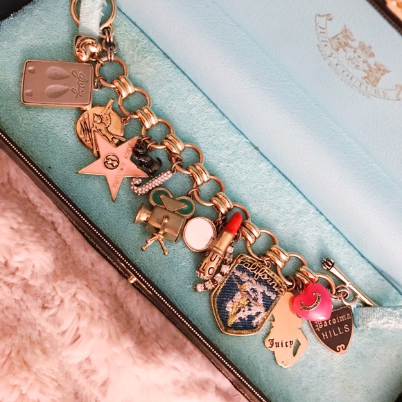 RARE 2005 Juicy Couture Charm "Hollywood" Bracelet - Picture 3 of 7