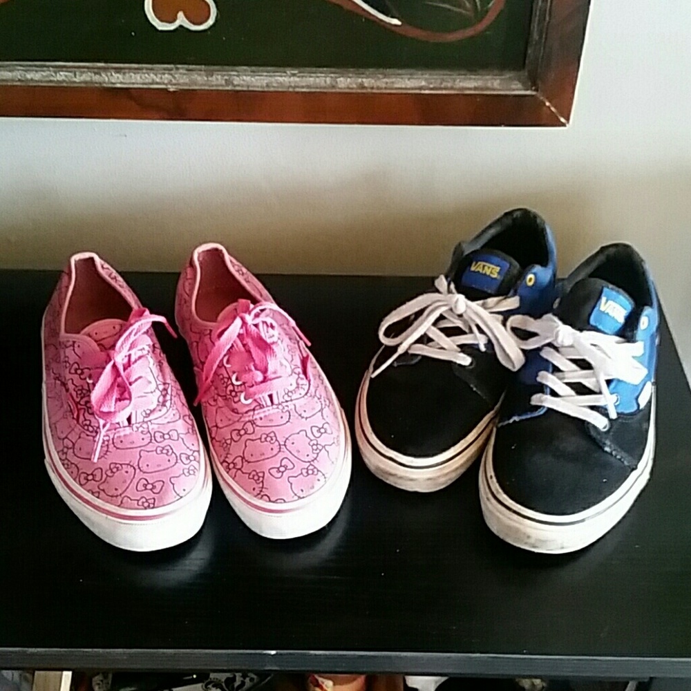 Two pairs of vans