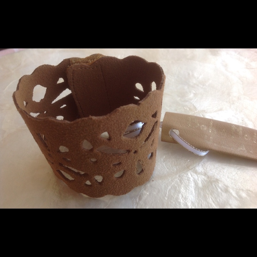 Vegan leather bracelet