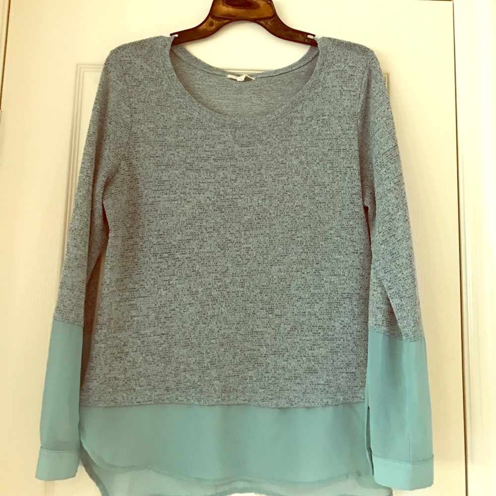 Teal blouse