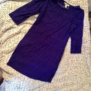 Never Worn! Forever 21- Lace Royal Purple Dress