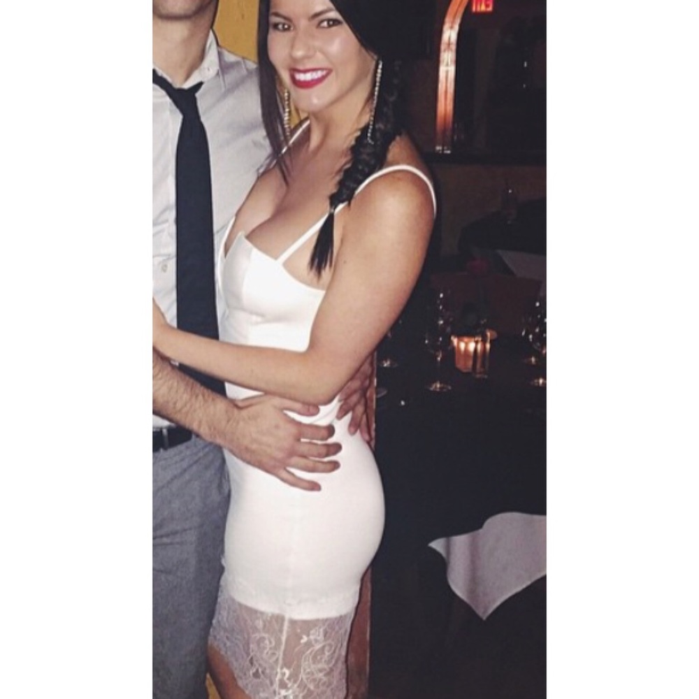 Lulu's sexy lace trimmed dress