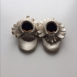 Freshly Picked Platinum Mocassins