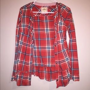 Plaid Hollister Button Up