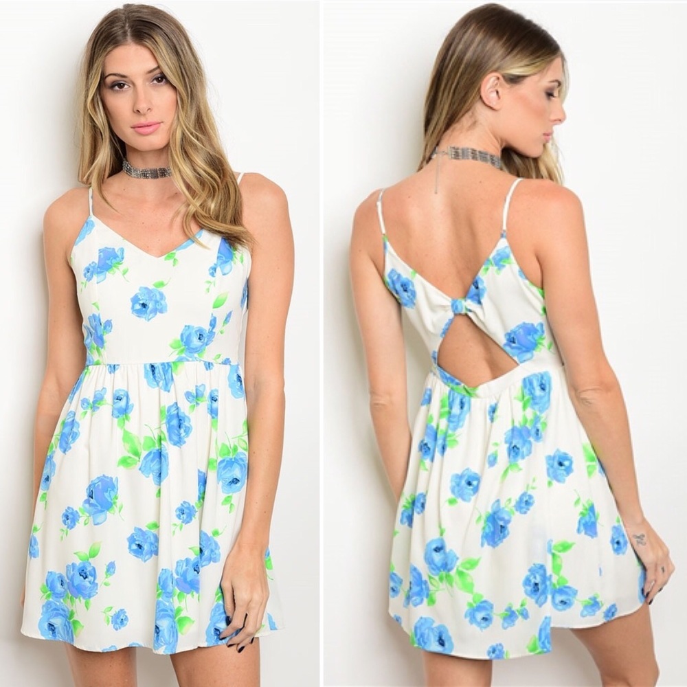 🌟SALE🌟 Ivory Floral Dress