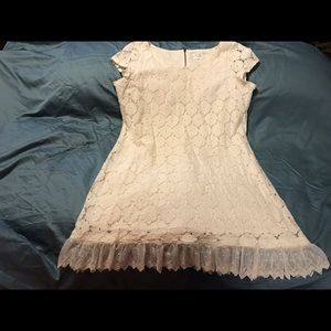 Cream Lace Dress