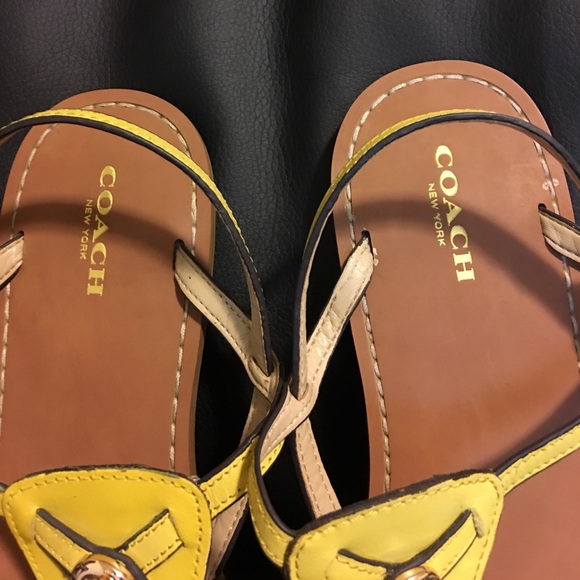 LAST 1🚨New Markdown🚨Coach Sandals - Picture 3 of 4