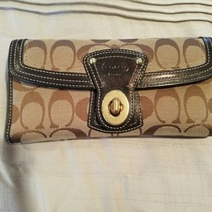 Authentic coach wallet
