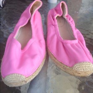 Talbots leather espadrilles SZ 10 Gently used