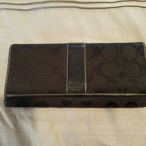 Authentic coach wallet