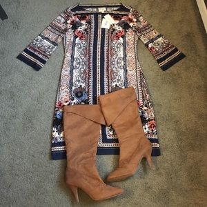 E.C.I Tunic Paisley Dress - NWT