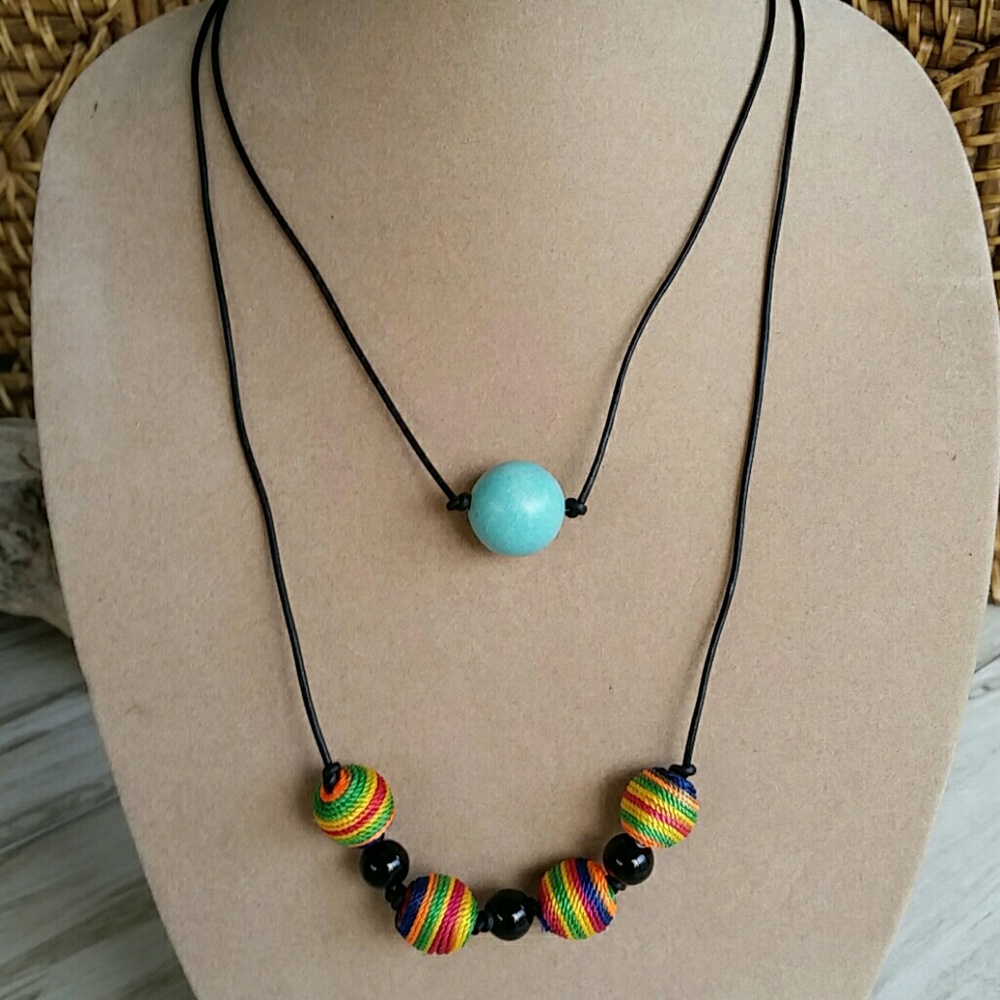 Playful Leather Necklace
