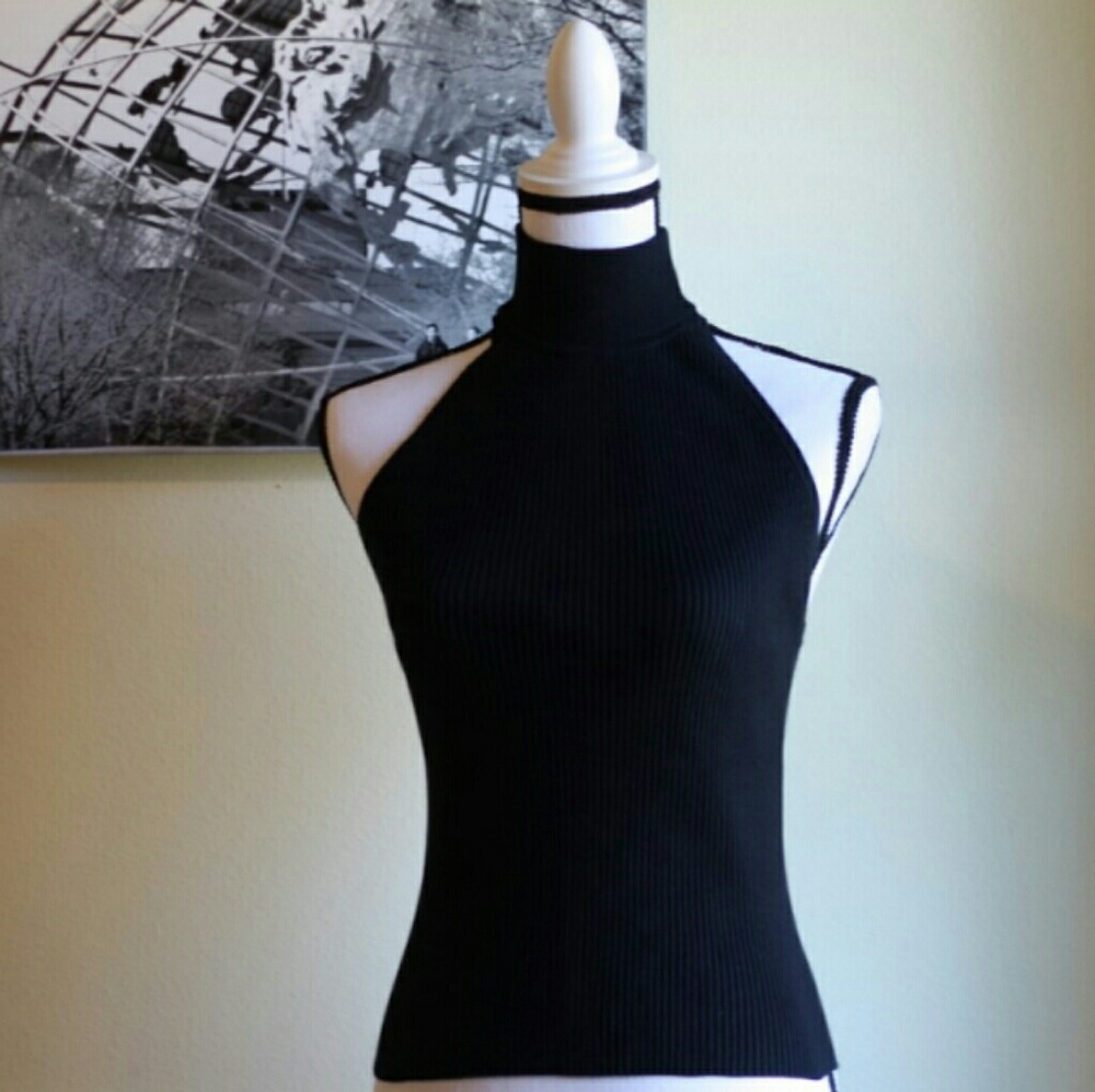 Michael Kors knit halter top