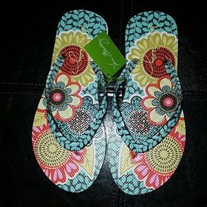 Vera bradley flip flops