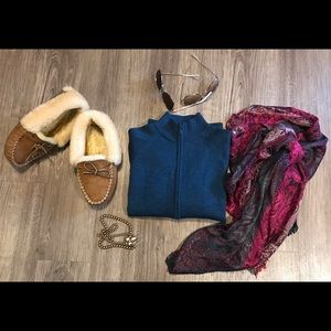 Pendleton zip front sweater