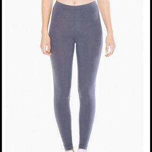 American apparel cotton spandex leggings size m